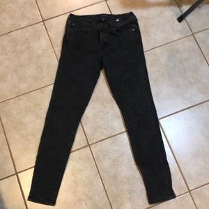 Black skinny sculpt jeans